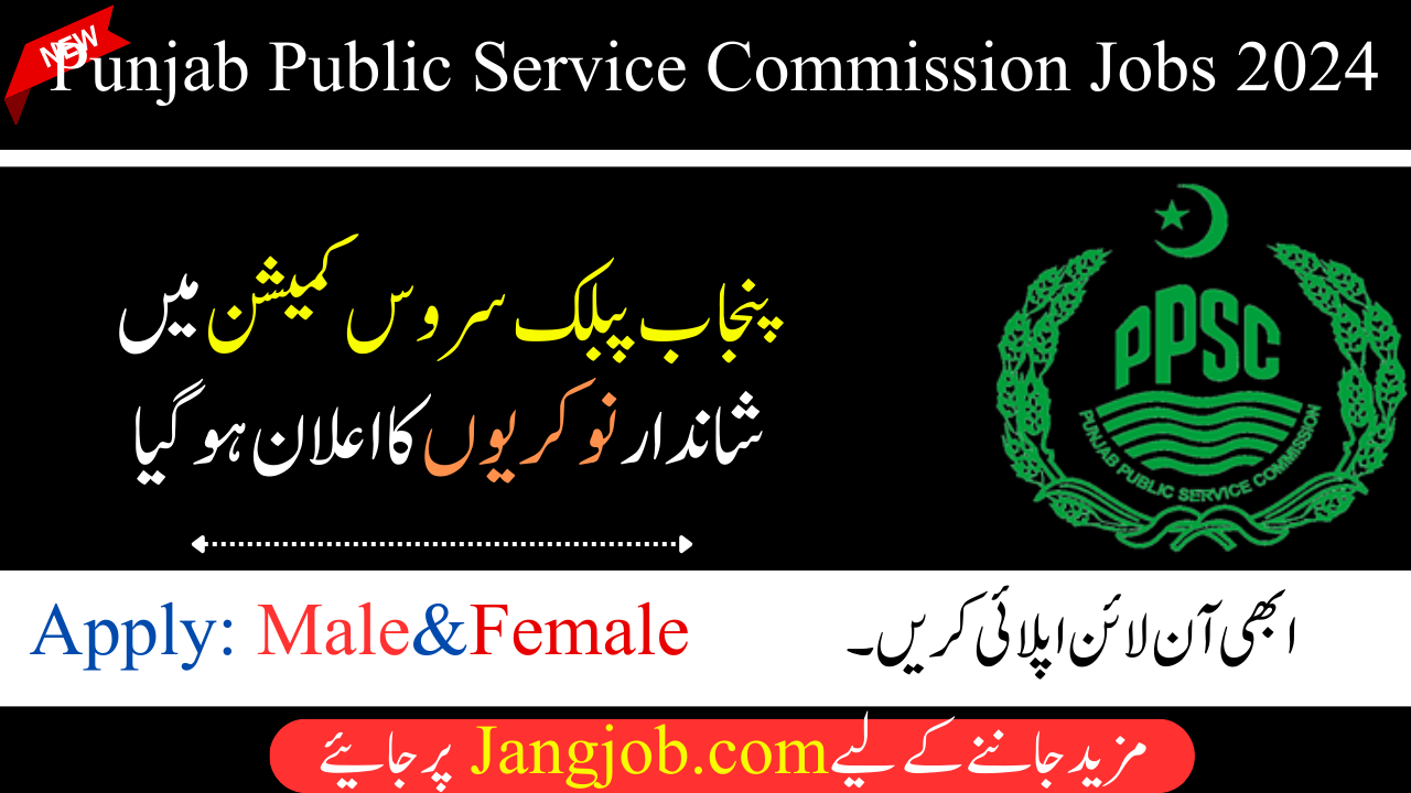 Punjab Public Service Commission Jobs 2024 - Online Apply for PPSC Jobs 2024