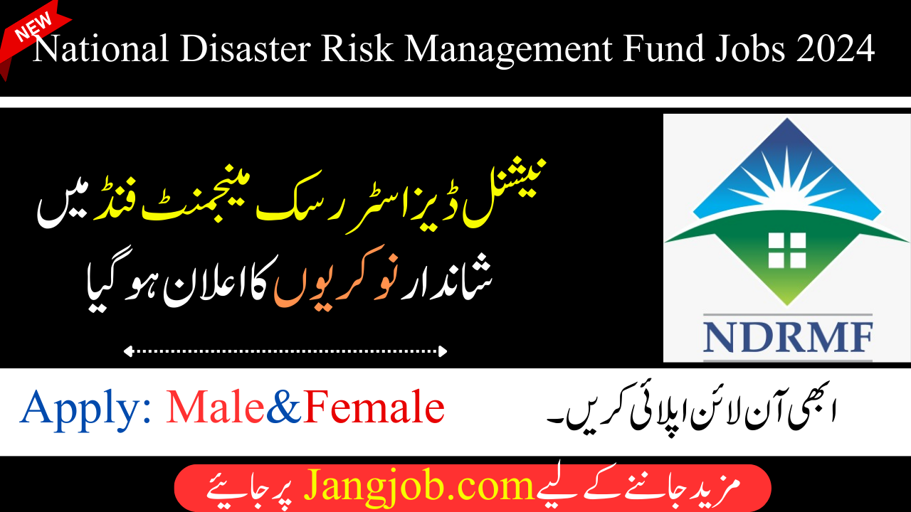 New Jobs In National Disaster Risk Management Fund in 2024 - Online Apply